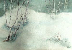 Winter Aspens in Watercolor / RESCHEDULED / March 3