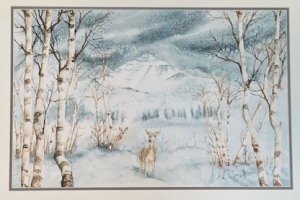 Winter Aspens in Watercolor / Thursday, February 6 - Image 2